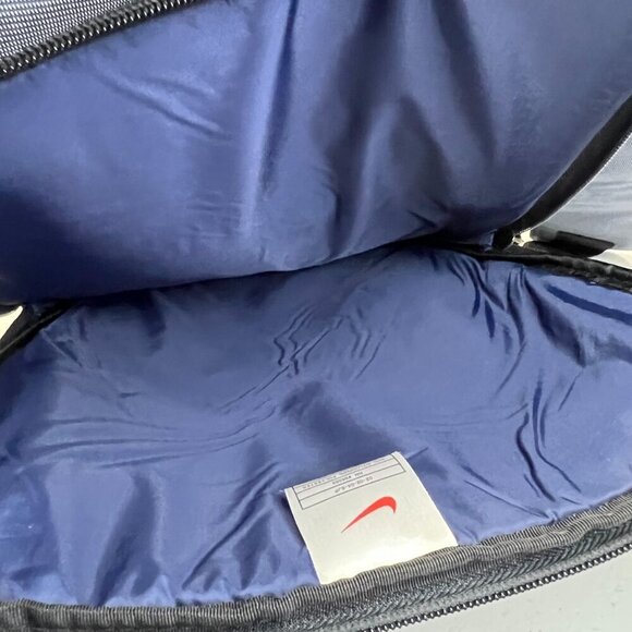 Nike Sling Backpack Blue Orange VTG Y2K School Sports Work Academia Class - Picture 6 of 10